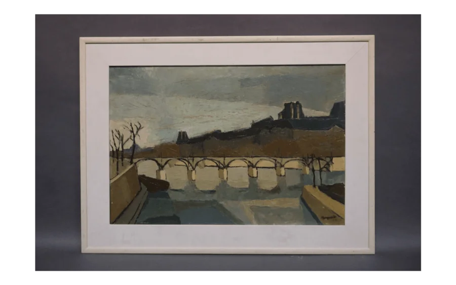 "Le pont des arts" à Paris par Antoine de Margerie