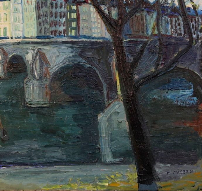 "Le pont neuf" par Micheline Masse