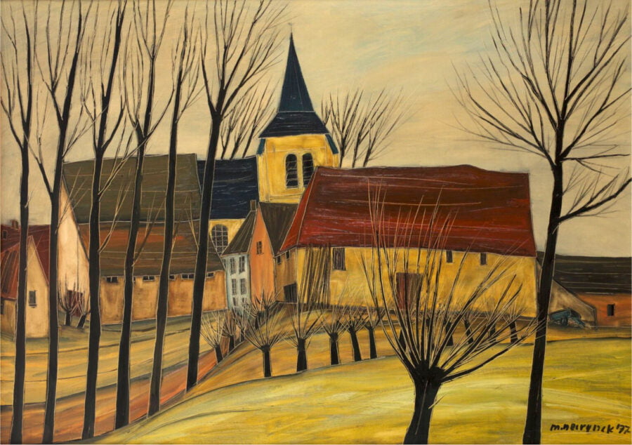 "L'église du village" par Martin Neirynck